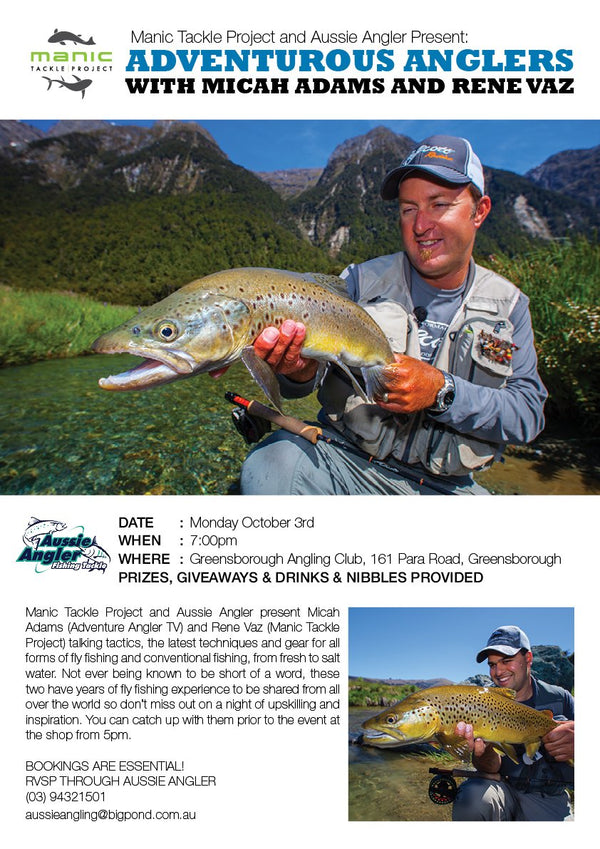 Aussie Angler presents Adventurous Angler with Micah & Rene