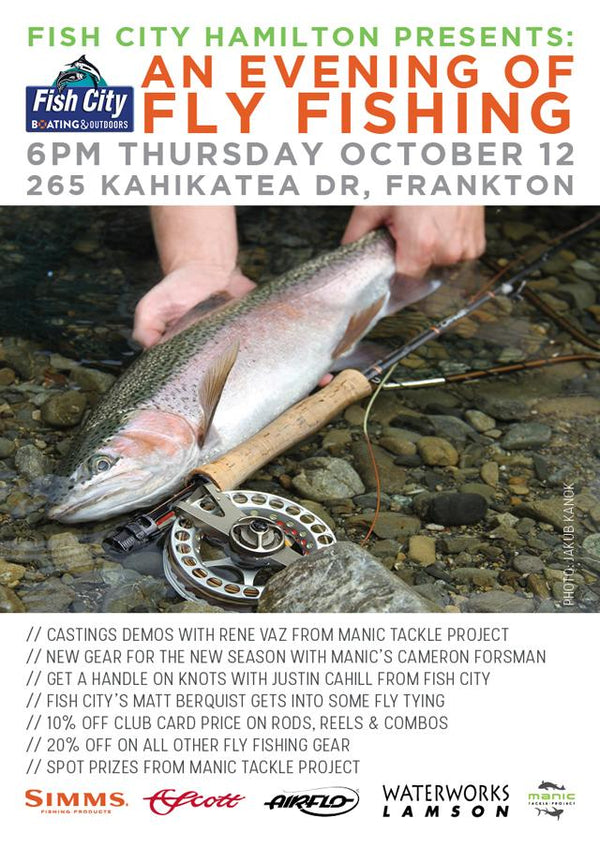 Fish City Hamilton - An Evening of Fly Fishing Oct 12th