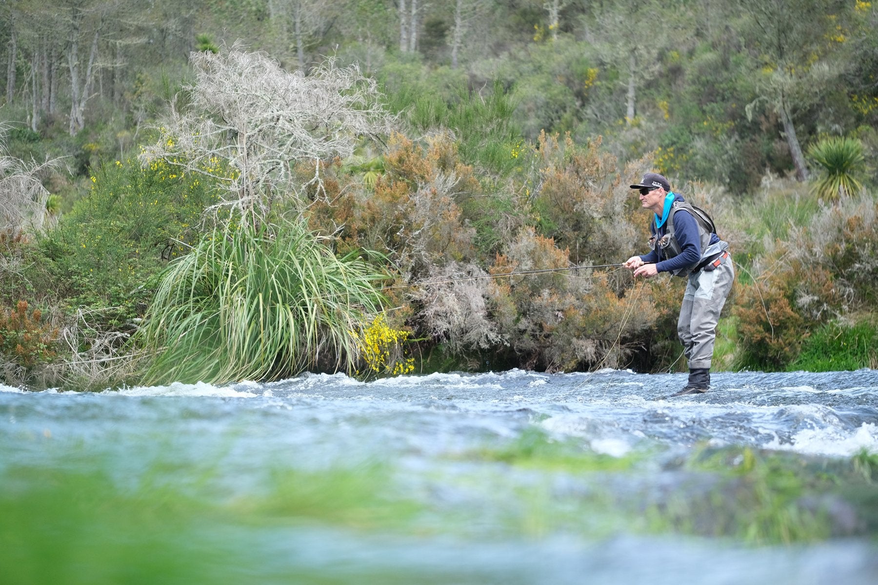 Fishing Dry Flies Downstream in New Zealand Manic Tackle Project