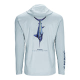 Simms S25 Artist Solartech Hoody | Blue Marlin Light Blue