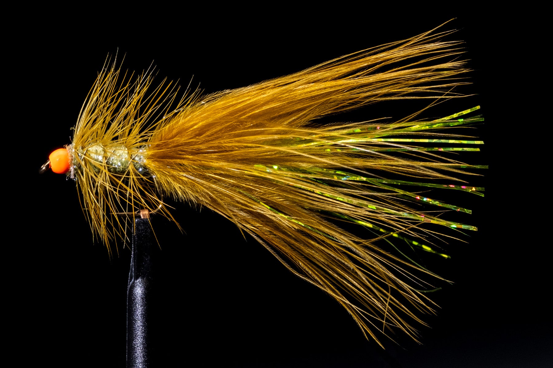 Belinda's Bitch Slap Orange/Olive Fishing Fly | Manic Fly Collection