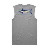 Simms Artist Tank | Blue Marlin Grey Marle