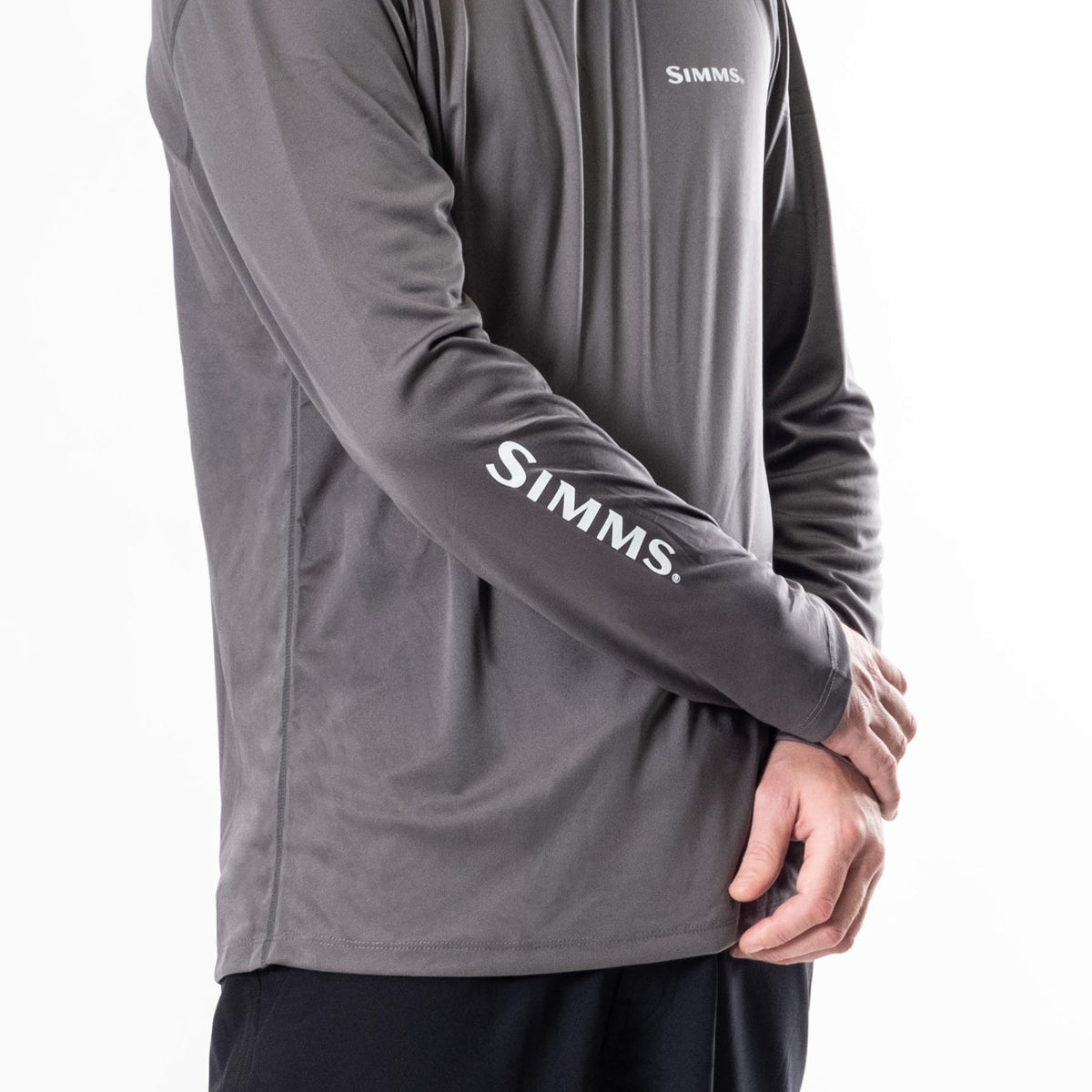 Simms UPF50 Solar Tech Graphic Hoody | Bluefin Tuna