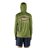 Simms S25 Artist Solartech Hoody | Brown Trout - Olive