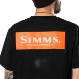 Simms Logo Tee - Black