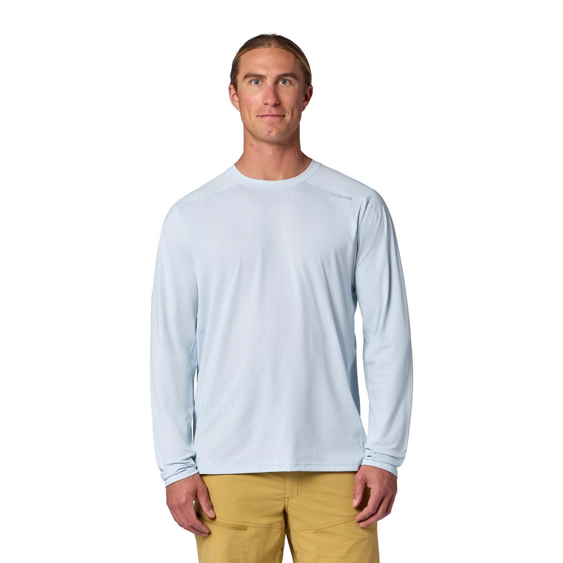 Simms Solarflex UPF50 Crew | Bimini Blue