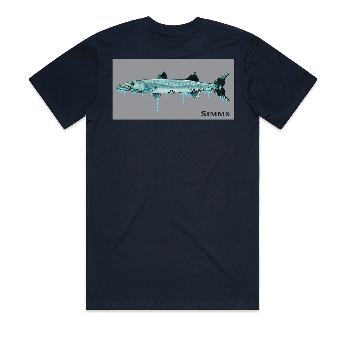 Simms S26 Artist Tee | Barracuda - Navy
