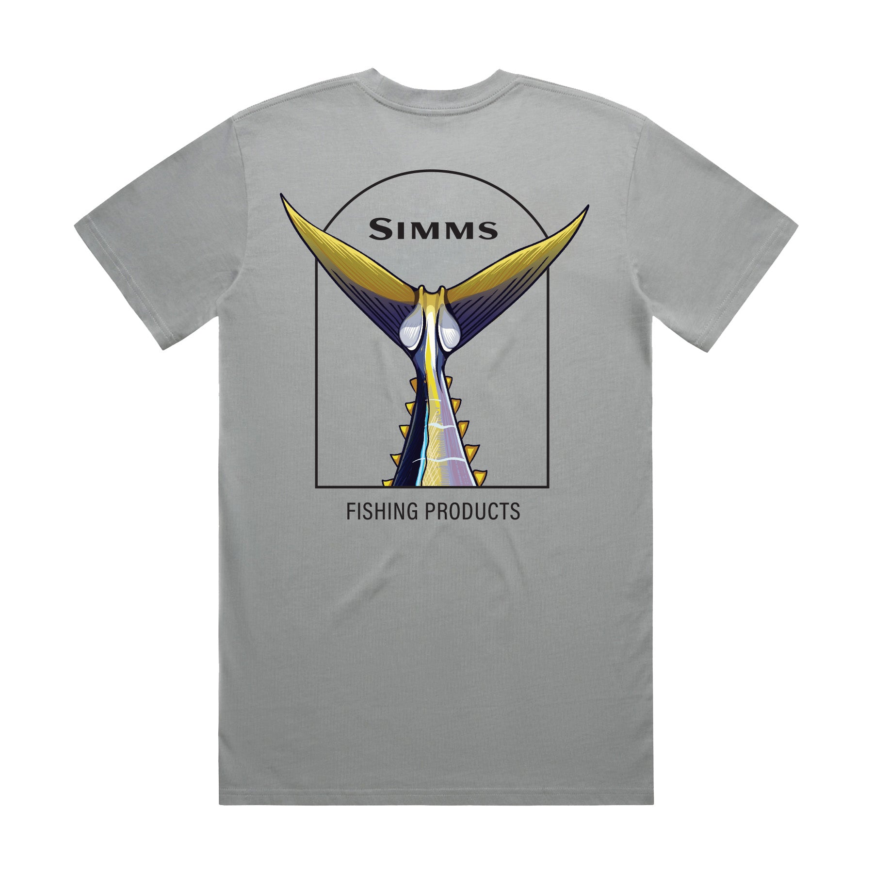 Simms S26 Artist Tee | Bluefin Tuna - Grey