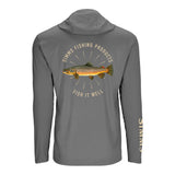 Simms S26 Artist Solartech Hoody | Brown Trout - Grey