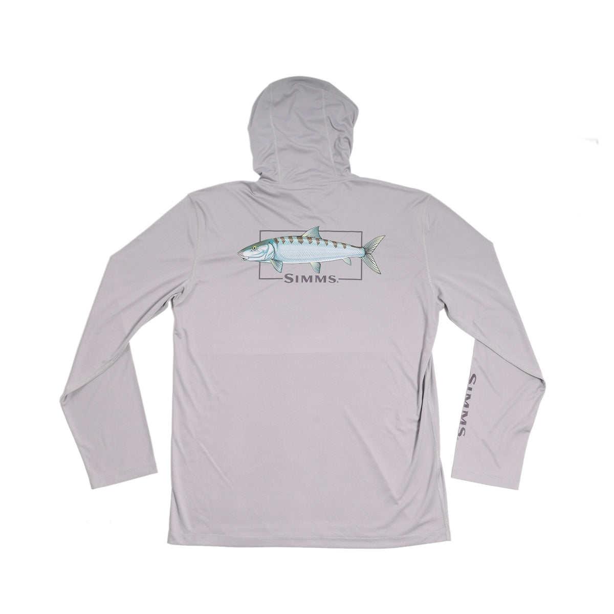 Simms M's Solartech Hoody - Bonefish - Grey (SAMPLE)