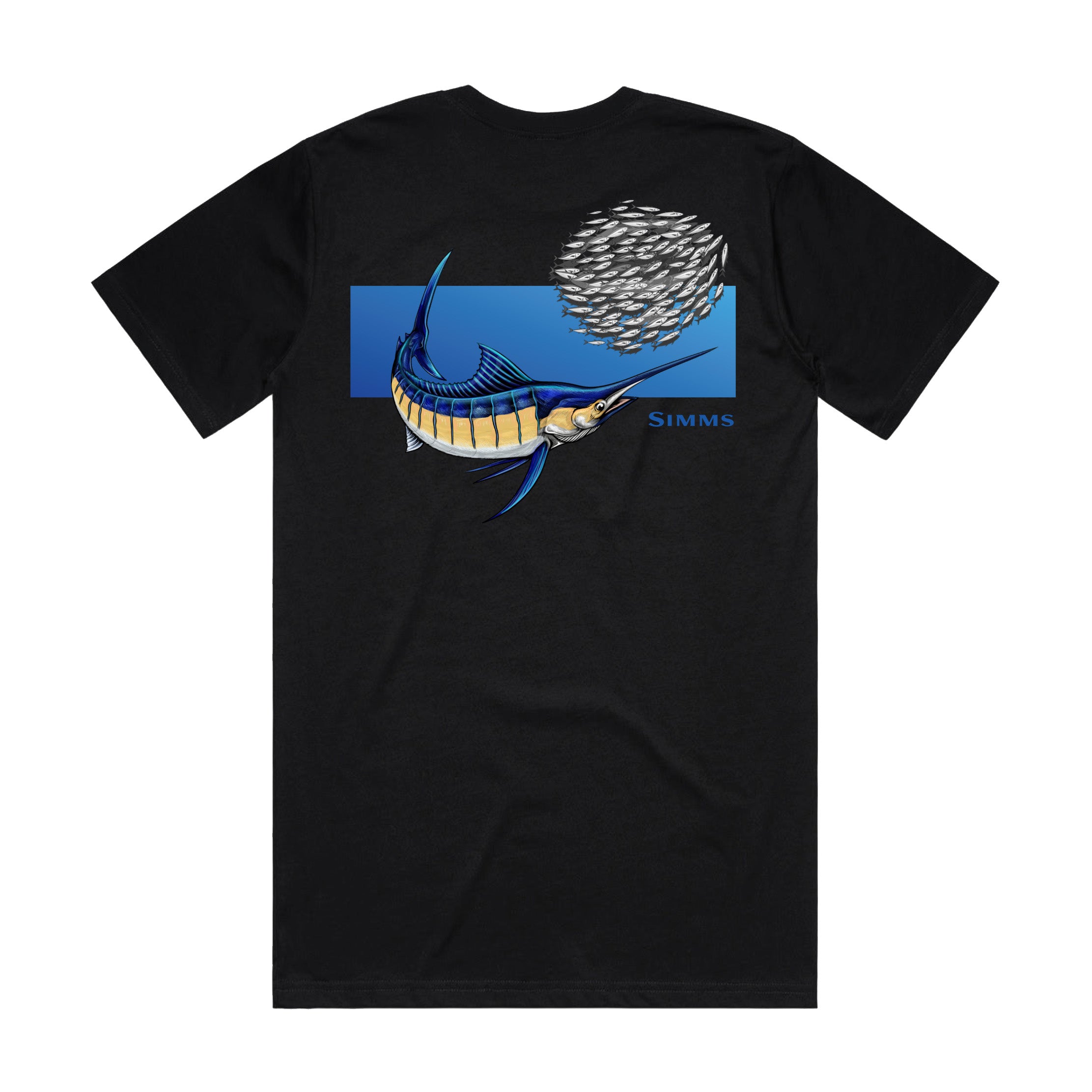 Simms Bait Ball Marlin Tee - Black