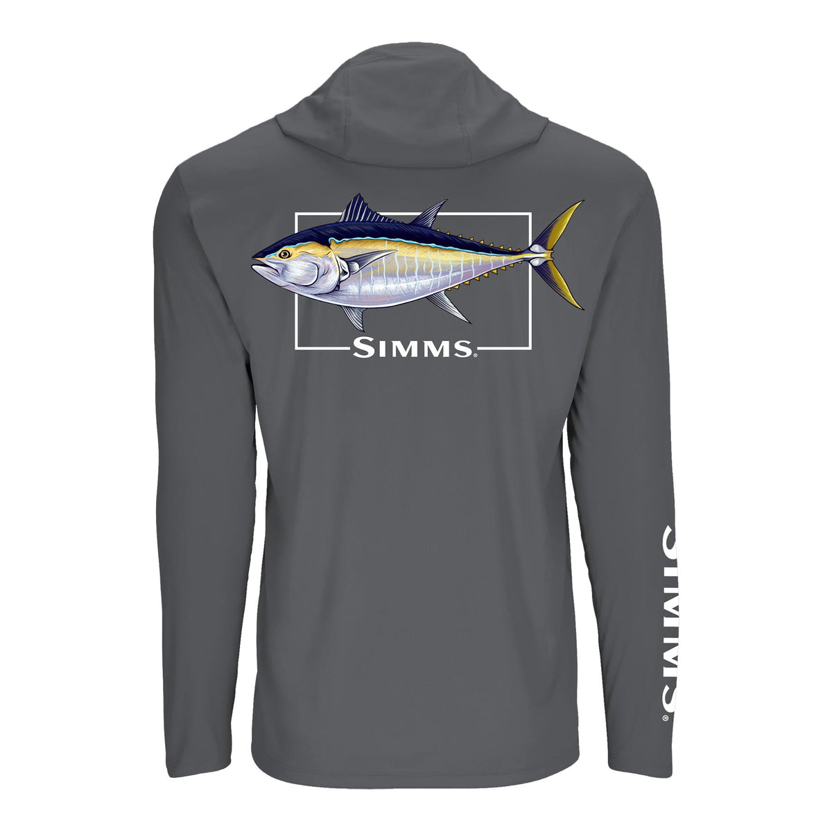 Simms UPF50 Solar Tech Graphic Hoody | Bluefin Tuna