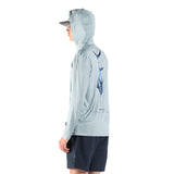 Simms S25 Artist Solartech Hoody | Blue Marlin Light Blue