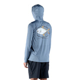 Simms S25 Artist Solartech Hoody | Permit - Dust Blue