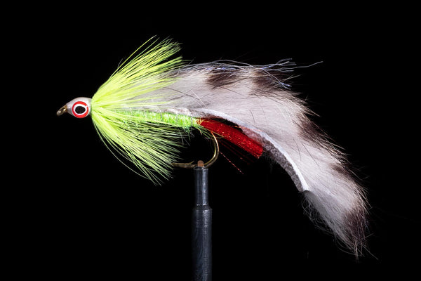 Mega Rabbit Chinchilla Chartreuse Fishing Fly | Manic Fly Collection