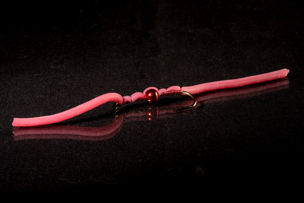 Squirmy Worm Red | Manic Fly Collection