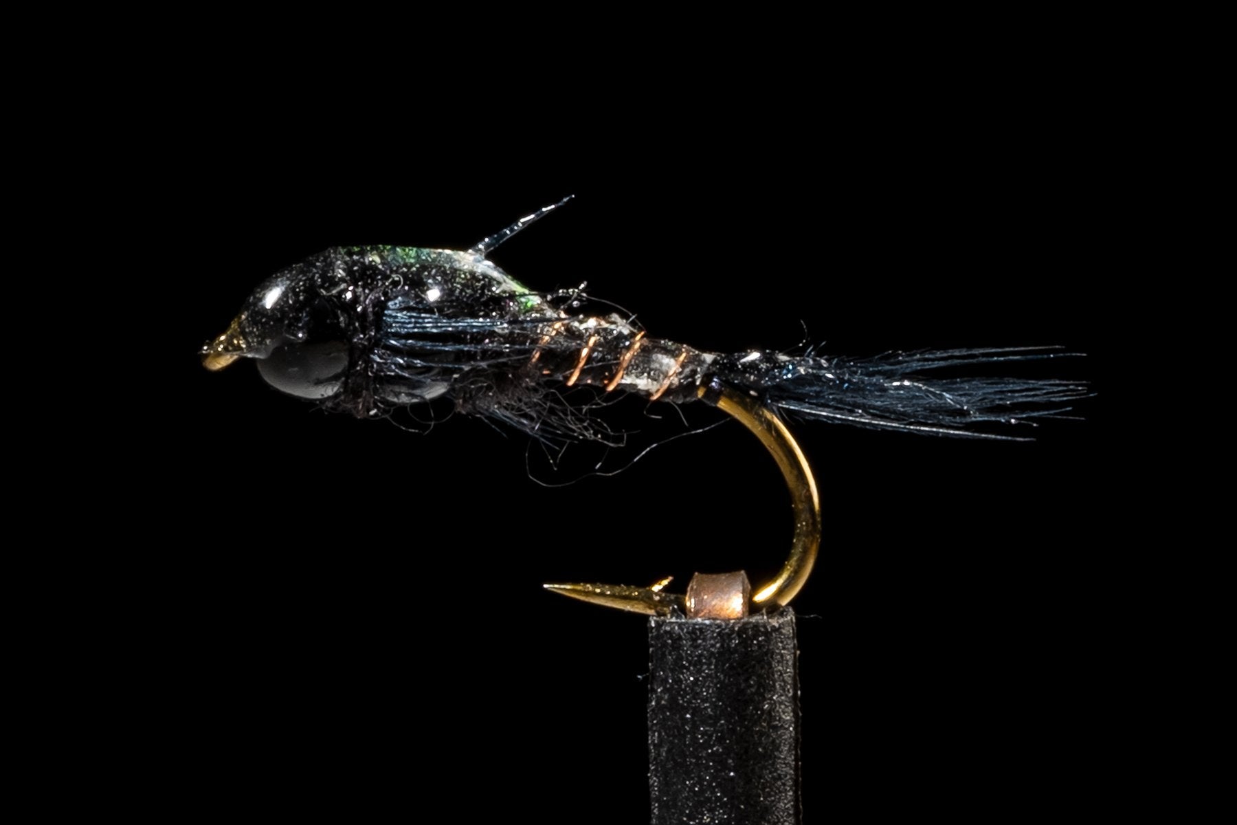 Two Bit Hooker Black Fishing Fly | Manic Fly Collection