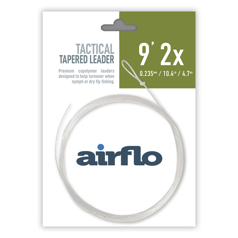 Airflo Tactical Copolymer Fly Fishing Tapered Leaders – Manic