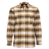 Simms ColdWeather Shirt | Dark Bronze Black Plaid