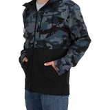 Simms Rogue Fleece Hoody | Woodland Camo Storm - M