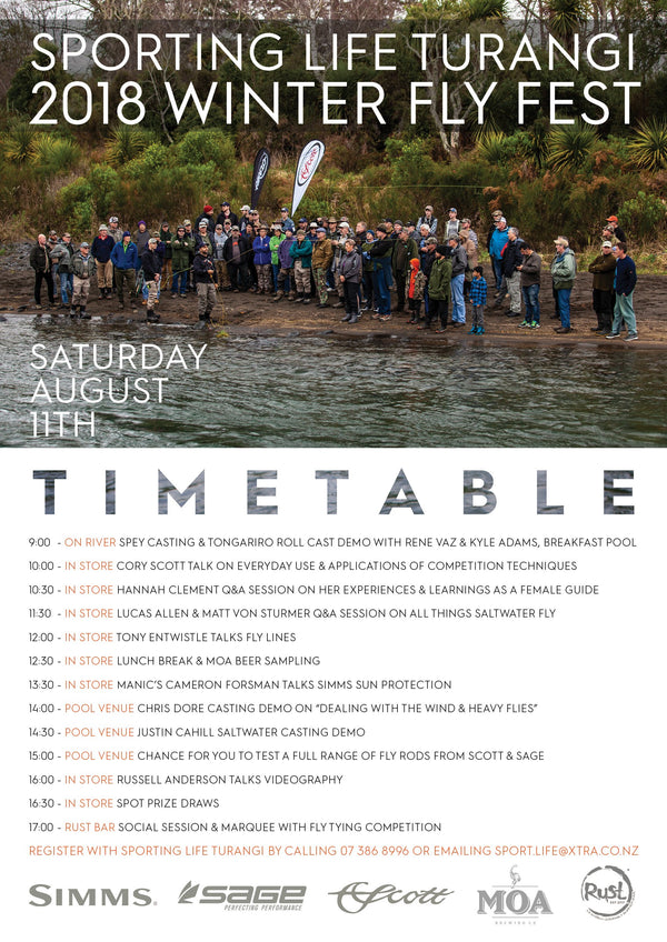 Five more sleeps till The Winter Fly Fest