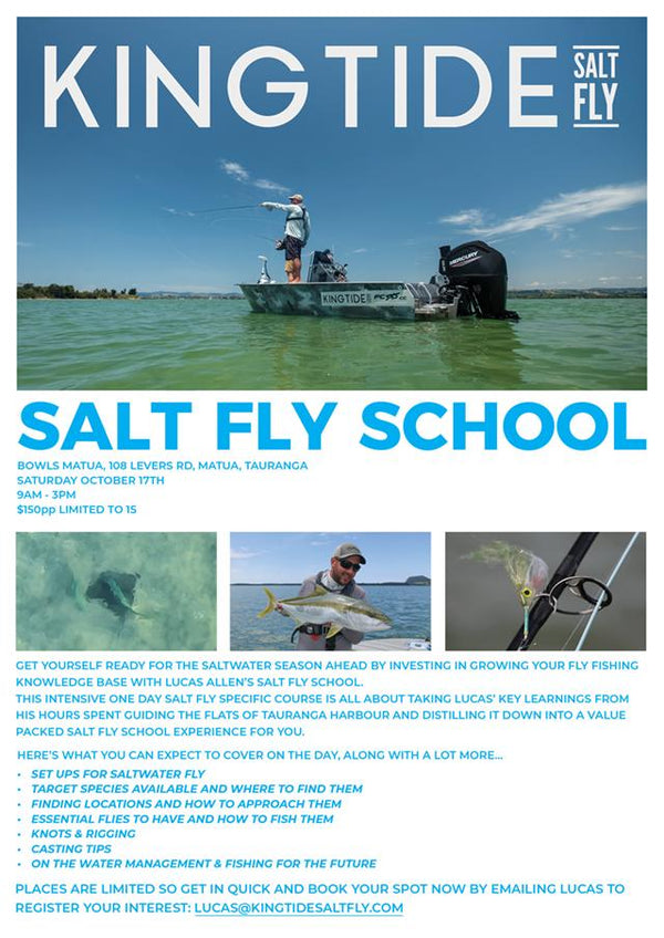King Tide Salt Fly - Salt Fly School Oct 17th