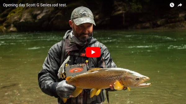 Opening day Scott G Series rod test
