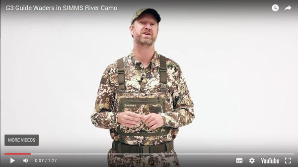 Simms River Camo G3 Guide Wader Video
