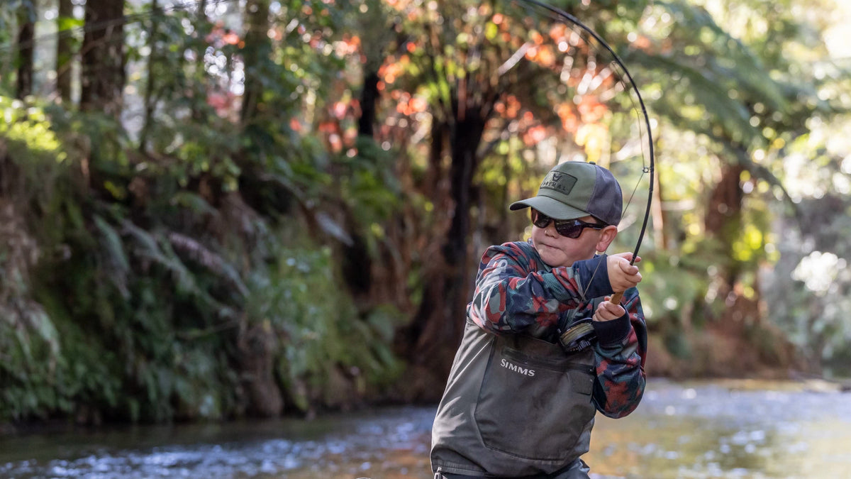 Kids Fly Fishing in New Zealand