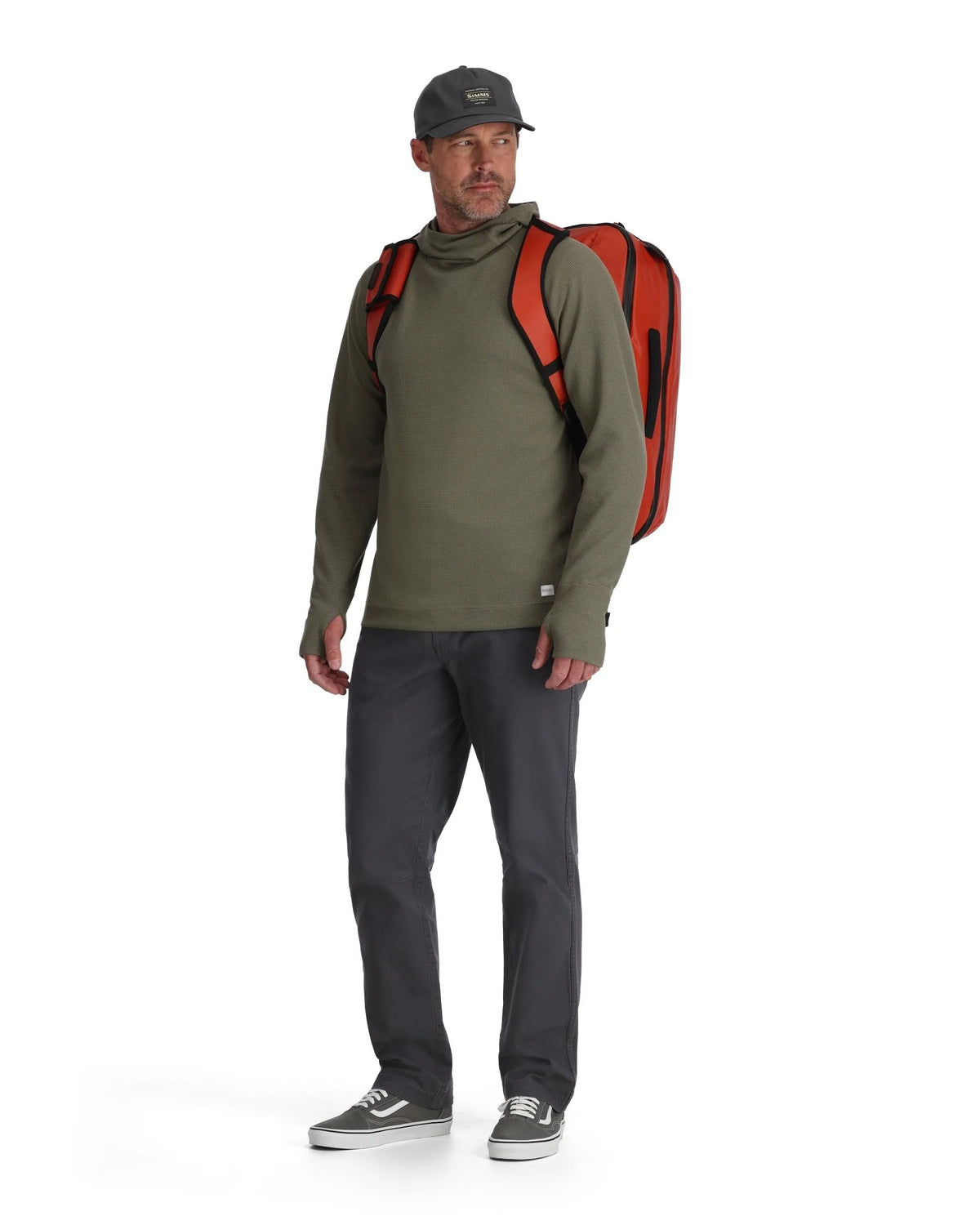 Simms Tailwind Duffel Bag 50L | Simms Orange