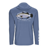 Simms S25 Artist Solartech Hoody | Barramundi - Dusty Blue