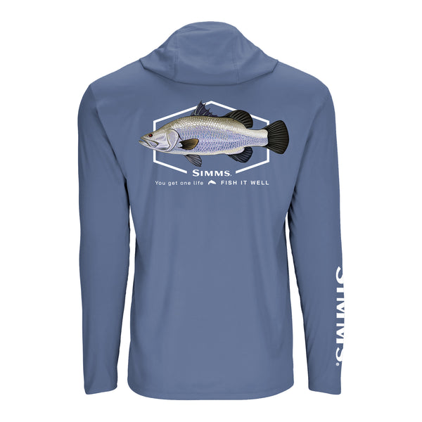 Simms S25 Artist Solartech Hoody | Barramundi - Dusty Blue