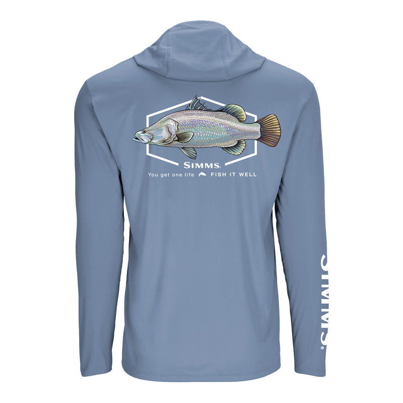 Simms S25 Artist Solartech Hoody | Barramundi - Dusty Blue