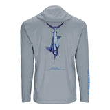 Simms S25 Artist Solartech Hoody | Blue Marlin Light Blue