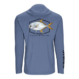 Simms S25 Artist Solartech Hoody | Permit - Dust Blue