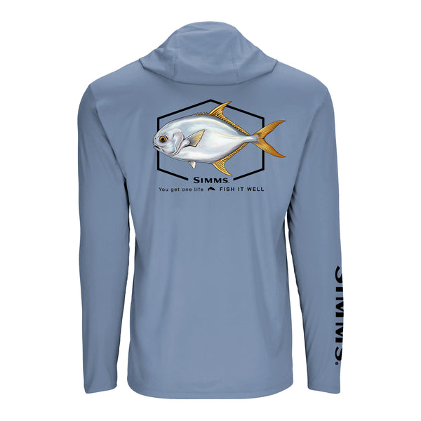 Simms S25 Artist Solartech Hoody | Permit - Dust Blue