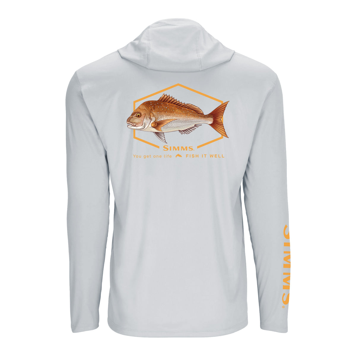 Simms S25 Artist Solartech Hoody | Snapper- Light Grey