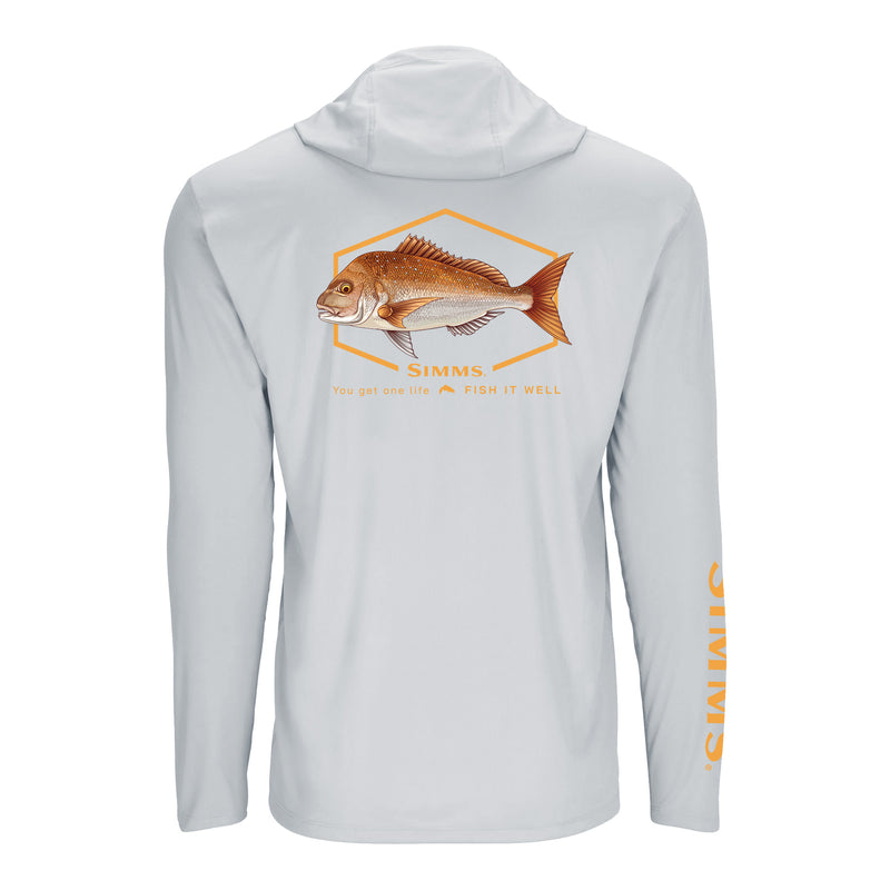 Simms S25 Artist Solartech Hoody | Snapper- Light Grey