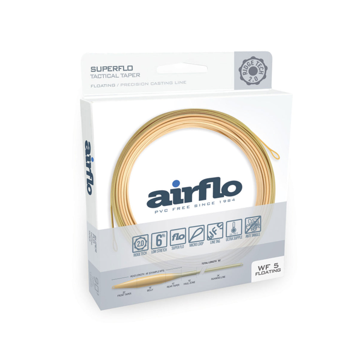 Airflo SuperFlo Ridge 2.0 Tactical Taper Fly Fishing Line
