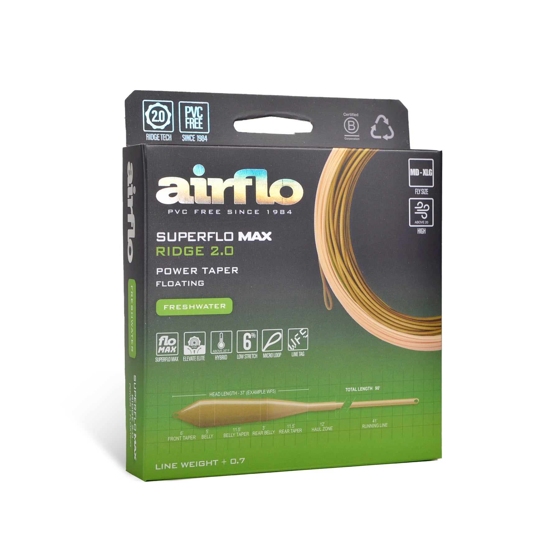 Airflo Superflo MAX Ridge 2.0 Power Fly Fishing Line