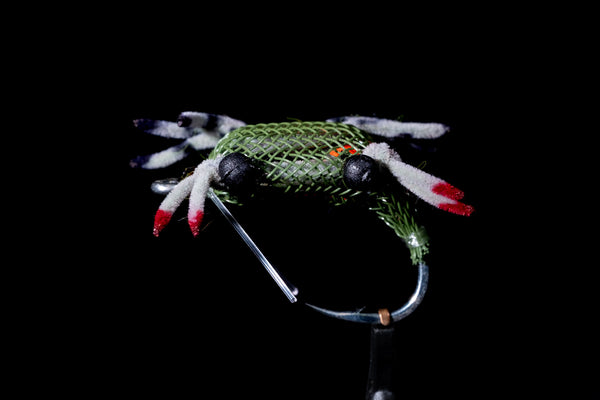 Alphlexo Crab - Olive Fishing Fly | Manic Fly Collection