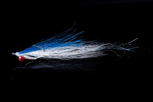 Aussie Clouser - Blue/White Fishing Fly | Manic Fly Collection