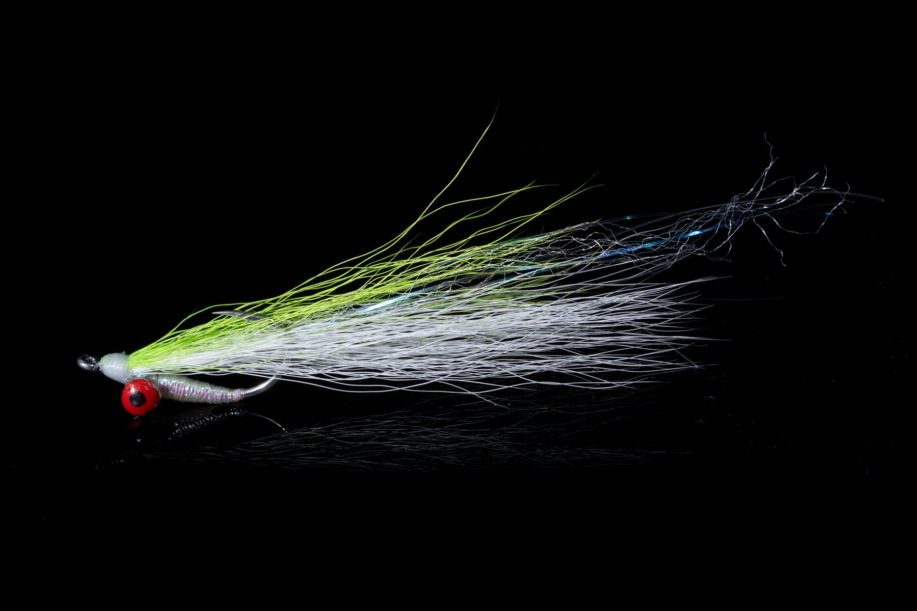 Aussie Clouser - Chartreuse/White Fishing Fly | Manic Fly Collection ...