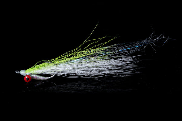 Aussie Clouser - Chartreuse/White Fishing Fly | Manic Fly Collection