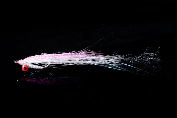 Aussie Clouser - Pink/White Fishing Fly | Manic Fly Collection