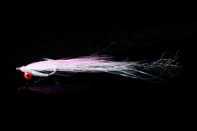 Aussie Clouser - Pink/White Fishing Fly | Manic Fly Collection