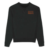 Crew Sweatshirt Logo Black Front