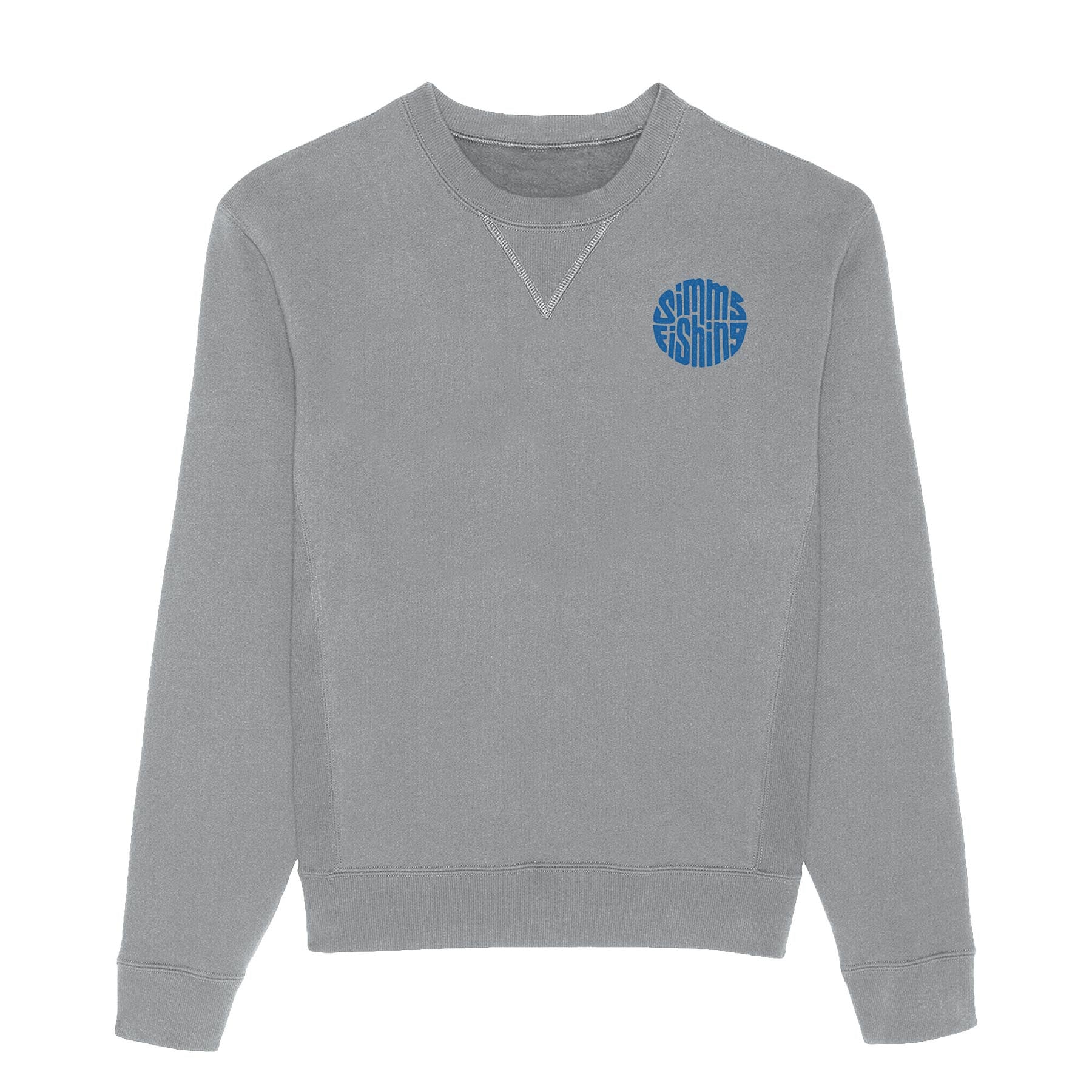 Simms Crew Sweatshirt Roundabout Grey Front