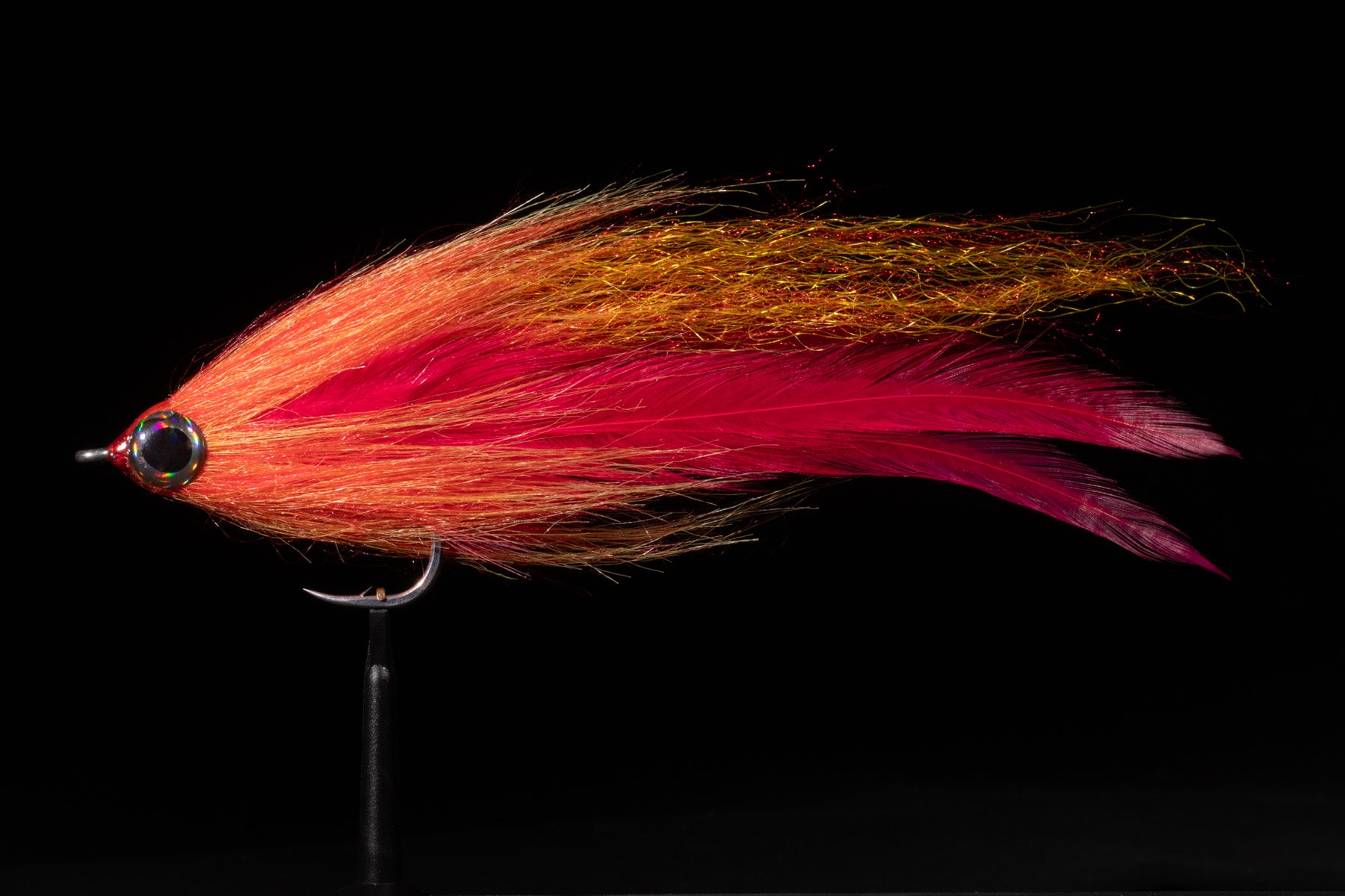GT Brush Fly Orange/Red Fishing Fly | Manic Fly Collection – Manic ...