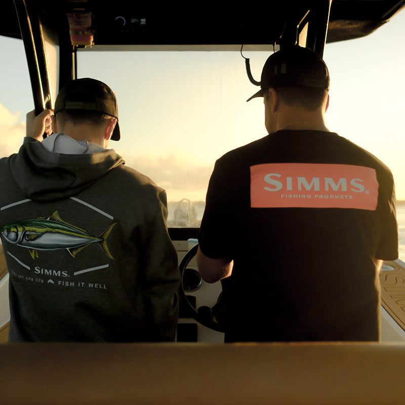 Simms Logo Tee - Black